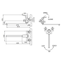 Душевой набор Bravat Eler F00449CP