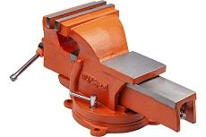 Слесарные поворотные тиски AV Steel сталь 150мм AV-940006