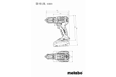 Аккумуляторная ударная дрель-шуруповерт Metabo SB 18 L BL 602331500