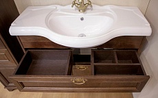 Мебель для ванной Акватон Идель 105, дуб шоколадный