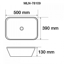 Раковина Melana MLN-78109 50 см