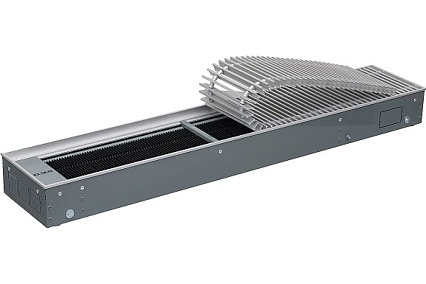 Конвектор ELSEN EKN 240х90х2600 роликовая решётка алюминий 996 Вт EKN.240.90.2600