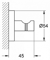 Крючок Grohe Essentials 40364001