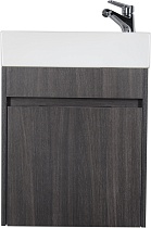 Тумба с раковиной Aquanet Лидс 50 см эвкалипт мистери