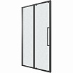 Душевая дверь Grossman Cosmo 100x195 шиншилла, черный матовый 100.K33.02.100.21.02