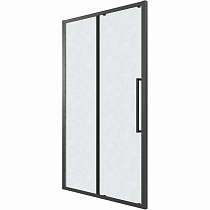 Душевая дверь Grossman Cosmo 100x195 шиншилла, черный матовый 100.K33.02.100.21.02