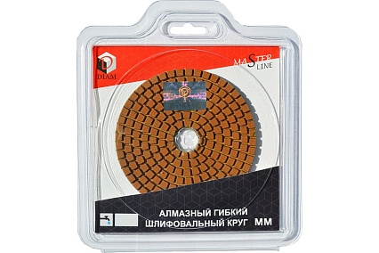 Круг алмазный гибкий шлифовальный АГШК (100х2.5 мм; BUFF; мокрая) Diam 573