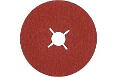 Керамический фибровый диск со шлицами XF885 (1 шт, 125х22 мм, P60) VSM 004968