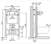 Инсталляция для унитаза OLI Pure 880785, механическая