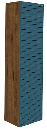 Шкаф пенал Grossman Альба 30 см веллингтон/бриз 303010
