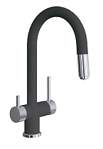 Смеситель для кухни Florentina Маэстро FL, черный 337.03Н.2123.102