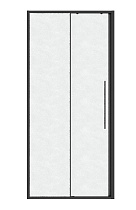 Душевая дверь Niagara Nova 100x195 шиншилла, графит NG-34-L10CHGR