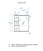 Зеркальный шкаф Style Line Волна 60x73 см с подсветкой, белый ЛС-00000121