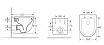 Комплект Weltwasser 10000010650 унитаз Heimbach 041 GL-WT + инсталляция + кнопка Amberg RD-WT