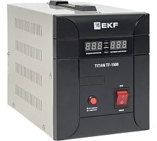 Электронный модернизированный стабилизатор напряжения EKF TITAN -ТF-1500 напольного исполнения stab-TF-1500