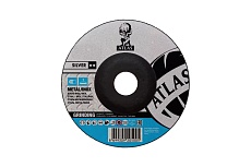 Отрезной круг по нержавеющей стали и металлу T41, 125x1x22.2 мм, 80 м/с, 25 шт Атлас 66252849926