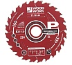 Диск пильный по дереву 185x30x1.8/1.1 мм, A=18° ATB + 8° SHEAR Z=24 WOODWORK 27.185.24
