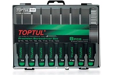 Набор отверток для точных работ Toptul TORX T5-T20 8 шт. GAAW0801