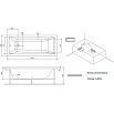 Акриловая ванна Am.Pm Gem W93A-180-070W-A 180x70 см