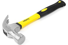 Молоток-гвоздодер HORTZ 560 грамм с фиберглассовой ручкой 1133005