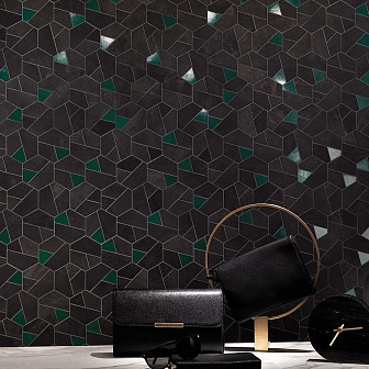 Мозаика Atlas Concorde Boost Tarmac Mosaico Hex Jade 25x28,5 см, AN7A