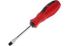 Шлицевая отвертка ЛОМ магнит, двухкомпонентная рукоятка, SL6x75 мм 1858784