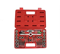 Набор метчиков и плашек Optimus 4NC40 - 1/2NF20, дюймовая резьба, 40 предметов OPT-ITDS40