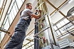 Цельностальная струбцина BESSEY с поворотной рукояткой, 5 кН, 600 x 120 мм BE-GZ60-12KG