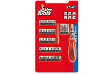 Набор насадок с держателем Top Tools 52шт. 39D357