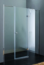 Душевая дверь Cezares VERONA-W-B-13-30+60/60-P-Cr-R 150x195, рифленая, R