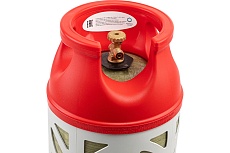 Баллон пропановый полимерно-композитный взрывобезопасный LPG 12.5 л вентиль с европейским разъемом KLF Hexagon Ragasco 12100057