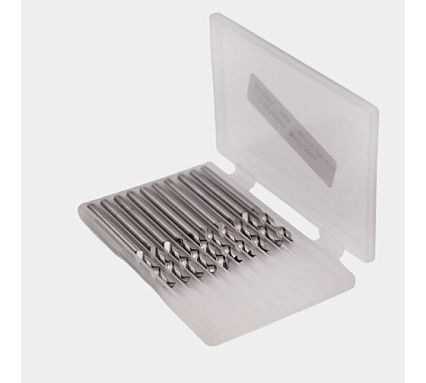 Сверло твердосплавное цельное короткое, ц/х, 10 шт, 3.0x16x45 мм, ВК8, 2300-3831, ГОСТ 17274-71 РОСИНСТРУМЕНТ 233831U