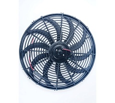 Вентилятор радиатора АРКАИМ 385 мм (16 дюймов) 24 Вольт, 120 Ватт. Поток: нагнетание B21601C/24