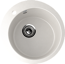 Кухонная мойка Ulgran Classic U-405-341 49.5 см ультра-белый