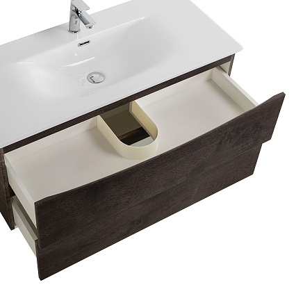 Мебель для ванной BelBagno Marino-Cer-N 100 см Rovere Nature Grigio