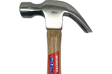 Молоток столярный с деревянной рукояткой WORKPRO 560 гр WP241007