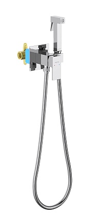 Смеситель Aquatek Либра AQ1022CR с гигиеническим душем, хром