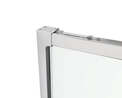 Душевой уголок Vincea Ультима (Ultima) VSS-7UL8080CLBN 80x80 брашированный никель, стекло прозрачное