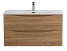 Тумба с раковиной BelBagno Marino-Cer-N 100 см Rovere Bianco