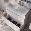 Мебель для ванной Iddis Zodiac 80 см напольная с ящиками, белый