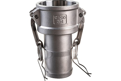 Камлок тип С (розетка с хвостовиком; 50 мм-2"; нержавеющая сталь) TITAN LOCK TL200CSS