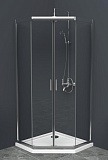 Душевой уголок BelBagno UNO-195-P-2-90-C-Cr 90x90 прозрачный