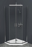 Душевой уголок BelBagno UNO-195-P-2-90-C-Cr 90x90 прозрачный