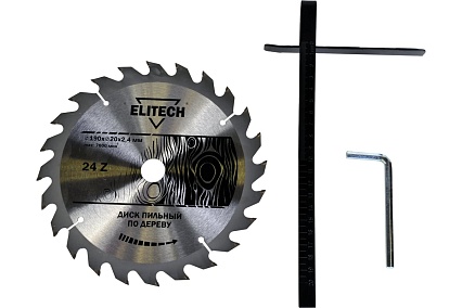 Дисковая пила Elitech ПД 190 домашний мастер 202422