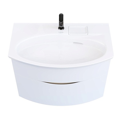 Тумба с раковиной Kerama Marazzi Riva 80 см белый матовый