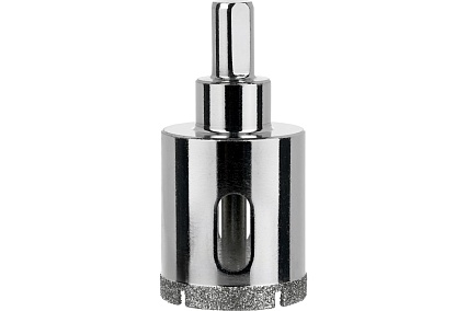 Коронка алмазная по керамограниту и керамике с центрирующим сверлом 35 мм Diamond Industrial DIDCSC035