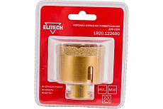 Коронка алмазная (57 мм; М14) Elitech 1820.122600