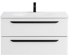 Тумба с раковиной Cezares Eco 75 см Bianco Lucido