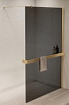 Душевая перегородка Vincea Walk-In VSW-1HR110CGG 110x200 матовое золото, тонированное