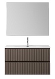 Мебель для ванной BelBagno Uno-Mini 100 см Бежевый матовый